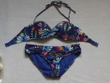 BEACH SUPER KOMPLET KOSTIUM STRÓJ KĄPIELOWY 38 75B/C 34B/C