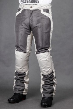 ADRENALINE MESHTEC 2.0 серые мотоциклетные брюки из дышащей сетки