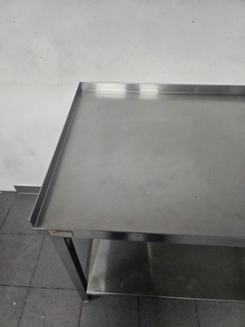 Стол обеденный настенный с полкой 220х70 см DORA METAL
