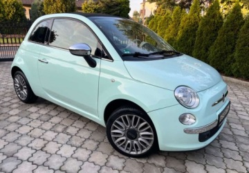 Fiat 500 II CC Seria 3 0.9 TwinAir 105KM 2014 Fiat 500 Kabriolet 0.9 turbo benzyna Niski przebieg 1 wlasciciel 105KM