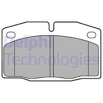 ПЕРЕДНИЕ ТОРМОЗНЫЕ КОЛОДКИ DELPHI LP415