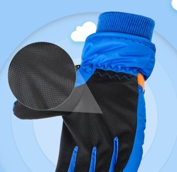 Rękawiczki narciarskie dla dzieci wodoodporne S