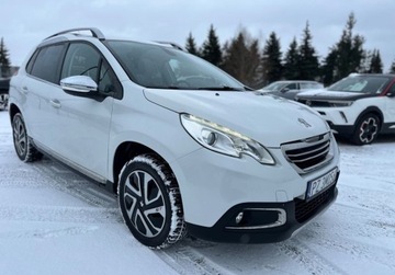 Peugeot 2008 I SUV Facelifting 1.2 PureTech 110KM 2016 Peugeot 2008 Zarejestrowany,Ledy,Skora,Navi 1.2 Benzyna 110KM