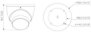 IP-КАМЕРА IPC-HDW3842EM-S-0280B WizSense - 8,3 Мп