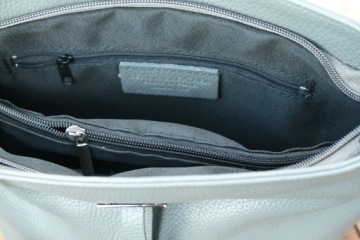 Итальянская кожаная сумка серого цвета другие цвета