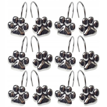 12pcs Sturdy Portable Curtain Hooks
