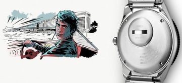 Zegarek Męski Timex TW2T80700 srebrny bransoleta