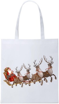 EKO TORBA ZAKUPY PREZENT ŚWIĄTECZNA RENIFER