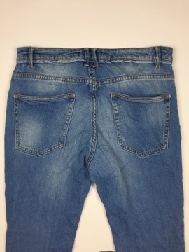 Zara jeansy z dziurami 7/8 L *PWS46*