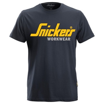KOSZULKA T-SHIRT SNICKERS EXCLUSIVE LINE BAWEŁNIANA GRANATOWA MĘSKA