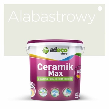 Farba ceramik kolor C62 ALABASTROWY 5L