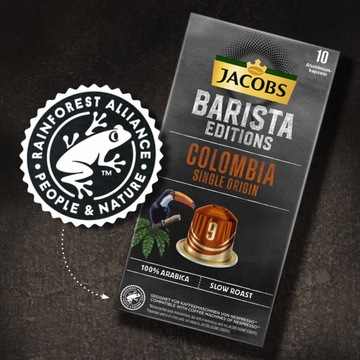Капсулы Jacobs для Nespresso (r)* Barista Colombia 100 шт 8+2 БЕСПЛАТНО!