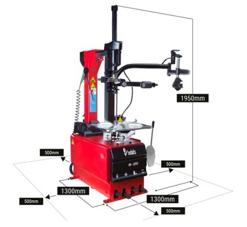 Шиномонтажный станок Redats M-250 3D Run Flat + лазерный балансировочный станок Redats W-680