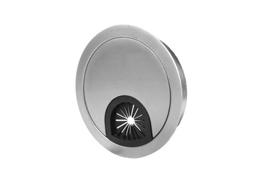 PRZEPUST KABLOWY FI60MM METALOWY SREBRNY MAT