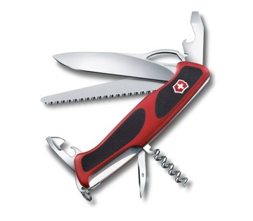 Scyzoryk Victorinox RangerGrip 79, 12 funk dł.130mm, czerw/czar (0.9563.MC)