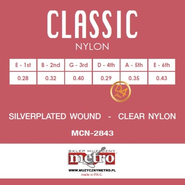 СТРУНЫ ДЛЯ КЛАССИЧЕСКОЙ ГИТАРЫ С ЗАПАСНОЙ СТРУНОЙ D4 + КРАНК + Медиаторы + БЕСПЛАТНЫЕ ПОДАРКИ