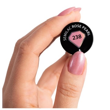 SEMILAC LAKIER HYBRYDOWY 238 ROSE PEARL 7ml
