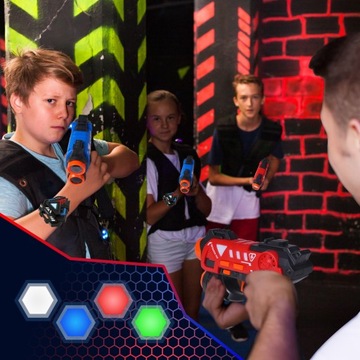 НАБОР ЛАЗЕРТАГ ДЕТСКИЙ ЛАЗЕРНАЯ ПИСТОЛЕТКА × 4 шт.