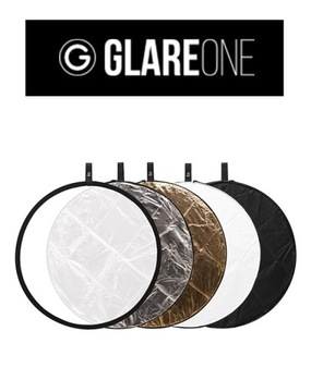 Отскок GlareOne 5в1 110 см серебристый золотой для улицы
