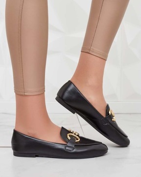 ЧЕРНЫЕ ЖЕНСКИЕ МОКАСИНЫ ABERMES 37