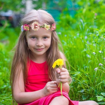 Kwiatowe opaski na głowę 5szt bezuciskowe festiwal