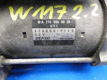 MERCEDES CLA W117 A W176 B W246 1.8 2.2 CDI STARTÉR