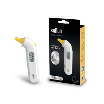 Termometr do ucha Braun ThermoScan3 IRT3030
