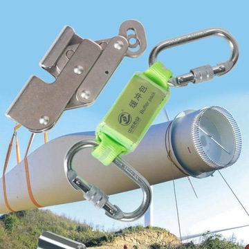 Стоп 15КН веревочки альпинизма легированной стали сверхмощный с крюком