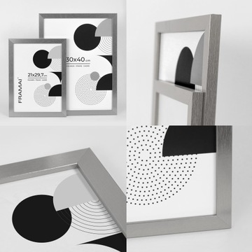 СЕРЕБРЯНАЯ РАМКА ДЛЯ ФОТОГРАФИИ 50x70 см РАМКА ДЛЯ ФОТОГРАФИИ ПОСТЕР ДИПЛОМ