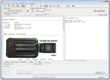 Адаптер eMMC NAND BGA 153/169 для XGecu T48