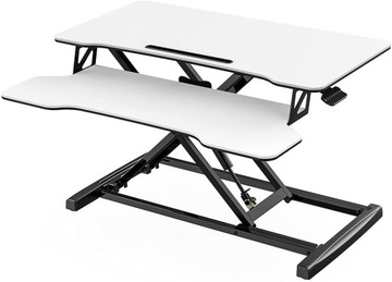 STOLIK POD LAPTOPA ROZKŁADANY REGULACJA BIAŁY 80CM