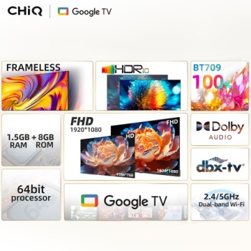 Телевизор CHiQ 40 дюймов Smart Google TV FHD HDR10