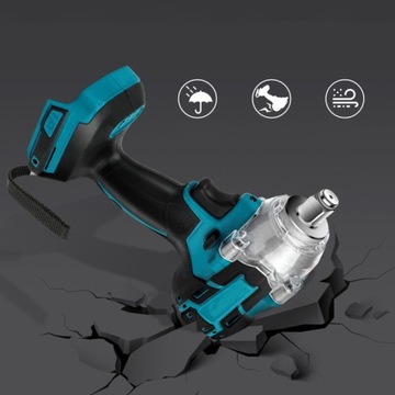 Электрический аккумуляторный ударный гайковерт, 650 нм, 21 В + 2 аккумулятора