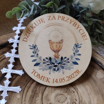 Магнит благодарственный подарок ПРИЧАСТЬЕ с принтом 10 шт.