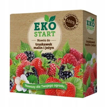 EkoStart Nawóz do Truskawek Malin i Jeżyn 1,5kg Granulat Wieloskładnikowy