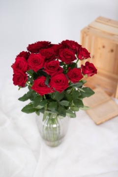 Красная роза LIVE Cut 60 см