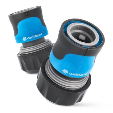 Быстрый соединитель для шланга | Соединитель Cellfast, проход для шланга, стопор 3/4 дюйма