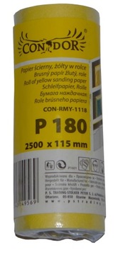 УНИВЕРСАЛЬНАЯ НАЛИЧНАЯ БУМАГА РУЛОН 2,5м 115мм р180