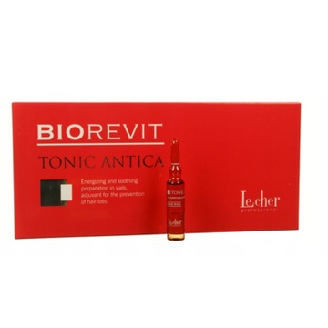 AMPUŁKI PRZECIW WYPADANIU WŁOSÓW LECHER BIOREVIT ANTICA TONIC 12 SZT PO 6ML