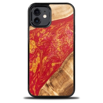 Pouzdro Bewood Unique pro iPhone 12 12 Pro Neonové Paříž