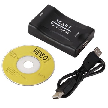 Переходник-переходник Grabber со SCART/EURO на USB