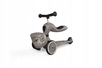 Самокат и самокат Scootandride HK1 2в1 для детей 1-5 лет, Brown Lines