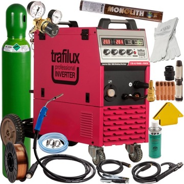 SPAWARKA MIGOMAT TRAFILUX MIG 280 C MMA 250A ZESTAW 3