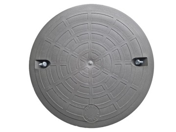 POKRYWA DEKIEL WŁAZ DO STUDNI 315 mm 1,5T szary