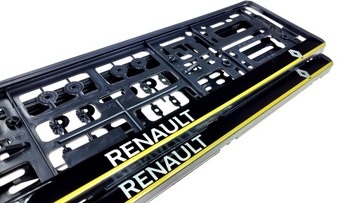 Ramki do tablicy rejestracyjnej RENAULT Żelowe 2 sztuki