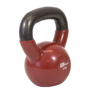 Hantla Żeliwna Kettlebell 6 Kg Odważnik Eb Fit