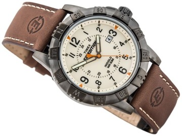 ZEGAREK MĘSKI Timex Expedition PODŚWIETLENIE INDIGLO DATOWNIK 5ATM SKÓRA