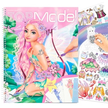 TOP MODEL FANTASY KOLOROWANKA Z NAKLEJKAMI 12147