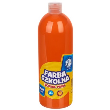 Краски для плакатов ASTRA, 12 цветов x 1 литр, НАБОР темперных красок