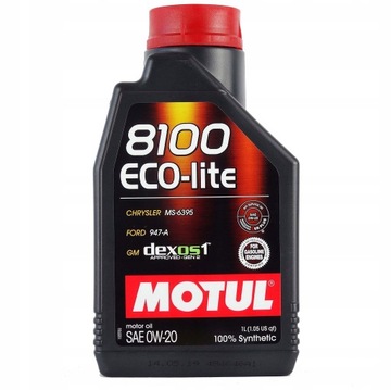 OLEJ MOTUL 8100 ECO-LITE 0W20 1L /SAMOCHODOWY/